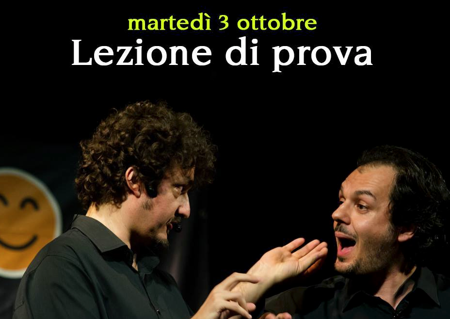 Lezione di Prova Comedy Studio: il 3 ottobre 2017!