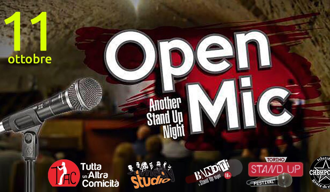 Ripartono gli open mic targati TAC – Tutta un’Altra Comicità